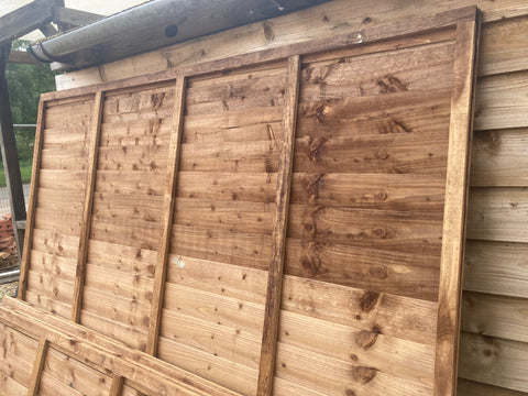 6ft x 6ft Larch lap fence panel