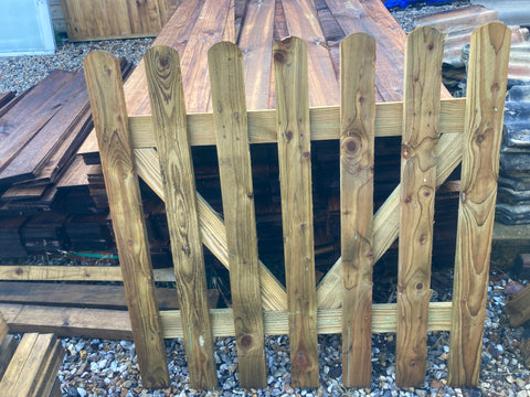 Round top green Pickett Gate 90cm x 90xm